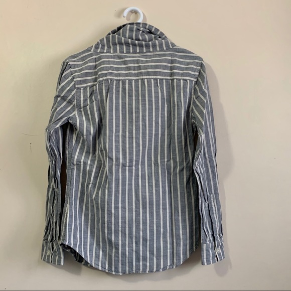 LOFT Funnel Neck Shirt - Picture 6 of 7